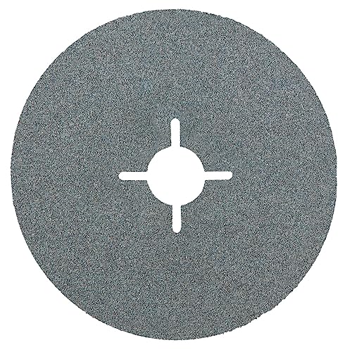 GRAPHITE Fiberschleifscheiben, Schleifscheiben Faser, 125 mm, Zircon, Körnung 60/80/100/120 - Hochwertige Schleifscheiben für präzises Schleifen - Packung mit 3 Stück (K120) von GRAPHITE