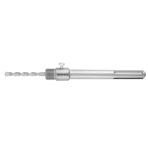 GRAPHITE SDS Max Adapter für Bohrkrone mit M22 Gewinde, Adapterlänge: 190 mm Stahl 40Cr, Bohrerlänge 18/190 mm ⌀ 8 mm zum Bohren von Beton, Löchern für: Dosen, Rohre, Lüftungslöchern GRAPHITE SDS Max Adapter für Bohrkrone mit M22 Gewinde, Adapterlänge: 190 mm Stahl 40Cr, Bohrerlänge 18/190 mm ⌀ 8 mm zum Bohren von Beton, Löchern für: Dosen, Rohre, Lüftungslöchern von GRAPHITE