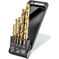 Graphit-HSS-TIN-Bohrer 4–10 mm – 5er-Set für Metall von GRAPHITE