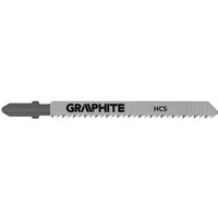 Graphite - 2 Stichsägeblätter T-Griff, 8TPI, HCS-Stahl, 75 mm Arbeitslänge von GRAPHITE