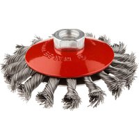 Graphite Drahtbürste für Flex 100mm x M14, Edelstahl von GRAPHITE