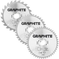 Kreissägeblatt 185mm Hartmetall 36 - Graphite von GRAPHITE