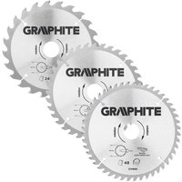 Graphite Kreissägeblatt 185mm Hartmetall 48 von GRAPHITE