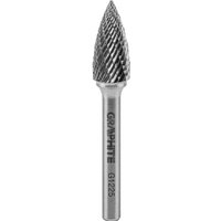 HM-Metallfräser, Typ G (Spitzbogen), 12 x 25 mm, Schaft 6 x 45 mm von GRAPHITE