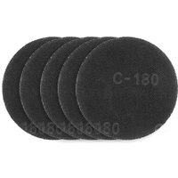 Klett-Schleifgitter für Gips 180 mm, K180, 5 Stück für Schleifgerät 59G263 von GRAPHITE