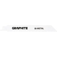 Graphit-Säbelsägeblätter 150 mm – 2 Stück – 10/14 TPI – für Stahl und Holz von GRAPHITE