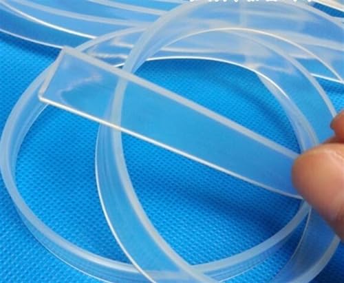 Fugenfüller 1 Meter Silikonstreifen, transparenter Gummi-Dichtungsstreifen, 5 mm x 20 mm Streifen Ausschlussvorrichtung von GRASAKY