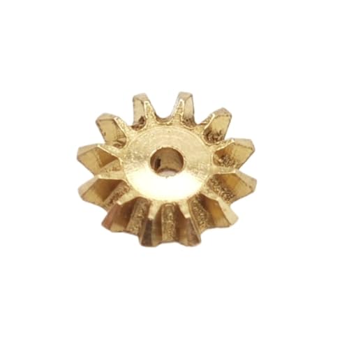 GRASAKY 0,3 M 10T Messing Kegelrad 1:1 Übersetzung Konisches Gehrungsgetriebe 0,3 Modul 10 Zähne Konisches Kegelritzel Kegelradgetriebe(0.8mm tight fit) von GRASAKY