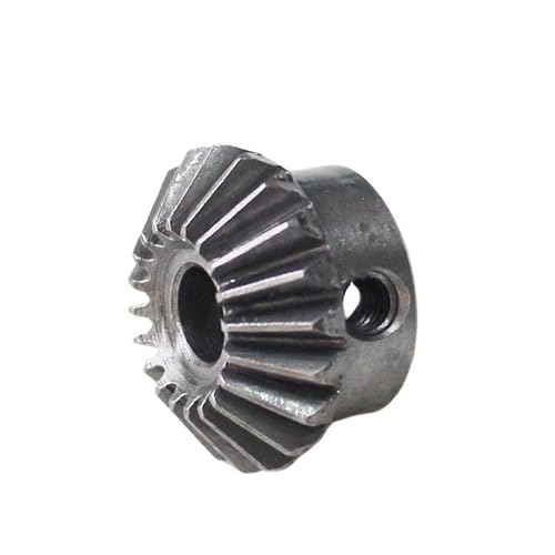 GRASAKY 0,8 Modul 15 Zähne 1:1 Getriebekegelrad 0,8M 15T 90 Grad Eingriff 45 Stahlkegel Gehrungsgetriebe M3 Schraube Kegelradgetriebe(6mm bore) von GRASAKY