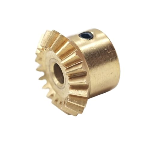 GRASAKY 0,8M Kegelrad 90 Grad Winkel 0,8 Modul 20 Zähne 25 Zähne Konisches Gehrungsgetriebe 1:1 Übertragung Gerades Kegelritzel Kegelradgetriebe(15T 4MM BORE) von GRASAKY
