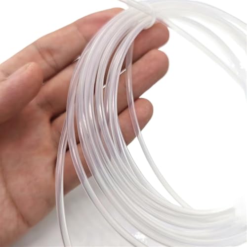 GRASAKY 1 Meter Durchmesser, 0,5 mm bis 15 mm, PTFE-Wärmeschrumpfschlauch, Schrumpfverhältnis 1,7:1, 260 ℃, Hochtemperaturrohr, 600 V, durchscheinend Zubehör(0.5mm) von GRASAKY