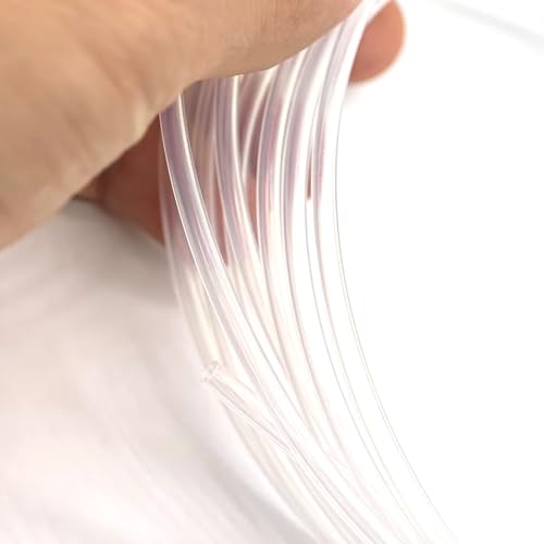 GRASAKY 1 Meter Durchmesser 16 mm bis 40 mm PTFE-Kunststoff-Wärmeschrumpfschlauch FEP F46 1,3:1 Schrumpfverhältnis 200 °C Hochtemperatur 600 V durchscheinend Zubehör(25mm) von GRASAKY