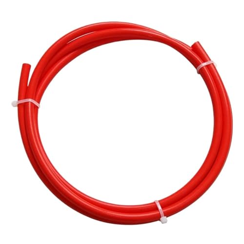 GRASAKY 1 Meter FEP PTFE-Schlauch ID 0,5 mm 1 mm 2 mm 2,5 mm 3 mm 4 mm F46 isolierter Schlauch starres Rohr 600 V for 3D-Drucker-Teilerohr Zubehör(Red,ID 0.5mm x 1mm OD) von GRASAKY