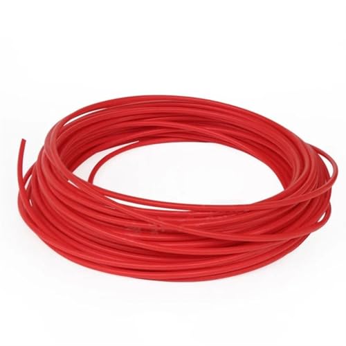 GRASAKY 1 Meter Innendurchmesser 0,3 mm bis 3,38 mm, 150 V, L-Typ, rotes PTFE-Rohr, PTFE-Kapillarwandstärke 0,15 mm, 0,2 mm, 0,3 mm Zubehör(14L 1.68x2.08mm) von GRASAKY
