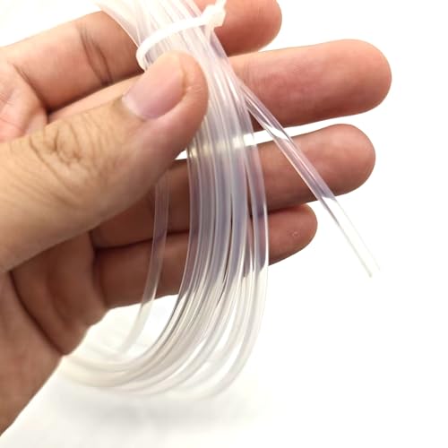 GRASAKY 1 Meter PTFE 0,5 mm bis 15 mm Durchmesser 1,7:1 Schrumpfschlauch Hochtemperatur 260 ℃ Wickeldraht Kabelhülse Mantel Zubehör(2mm) von GRASAKY