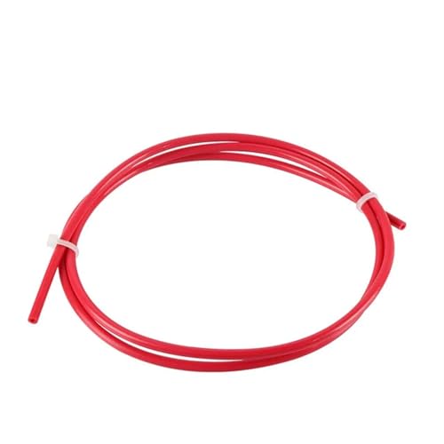 GRASAKY 1 Meter PTFE-Rohr for 3D-Druckerteile Hot-End-Extruder 1,75 mm Filamentführungsrohr 2 mm x 4 mm Zubehör(Red) von GRASAKY
