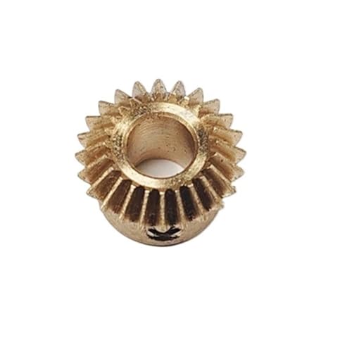 GRASAKY 1 Stück 0,8 Modul 15 Zähne Kupferkegelrad 1:1 Übertragung 0,5 M 15 T Kegelrad 3 mm 4 mm 5 mm 6 mm Loch Ritzel M3 Schraube Kegelradgetriebe(5mm bore) von GRASAKY