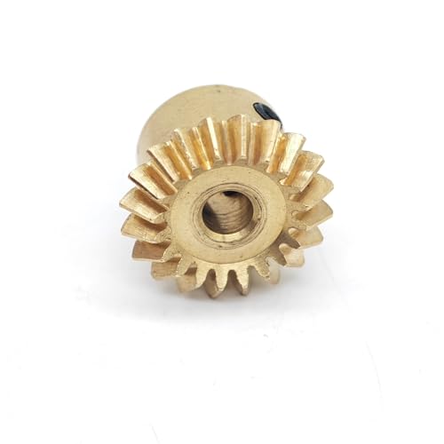 GRASAKY 1 stücke 0,5 Modul Kegelrad 90 Grad Gehrung Regenschirm Zähne Ritzel 1:1 Übertragung Mechanische Konische Kegelrad Kegelradgetriebe(18T 3mm bore) von GRASAKY