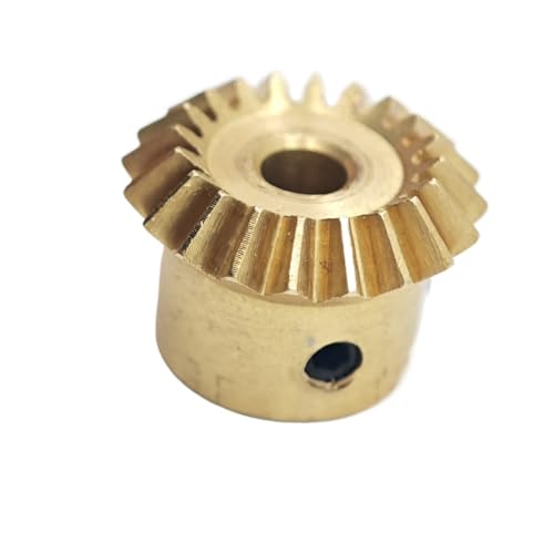 GRASAKY 1 stücke 1:1 30T Kegelrad Kupfer 90 Grad Gehrung Gerade Kegel Ritzel 30 Zähne Gleichen Durchmesser Rechtwinklig Konische getriebe Kegelradgetriebe(0.8M 30T 6mm bore) von GRASAKY