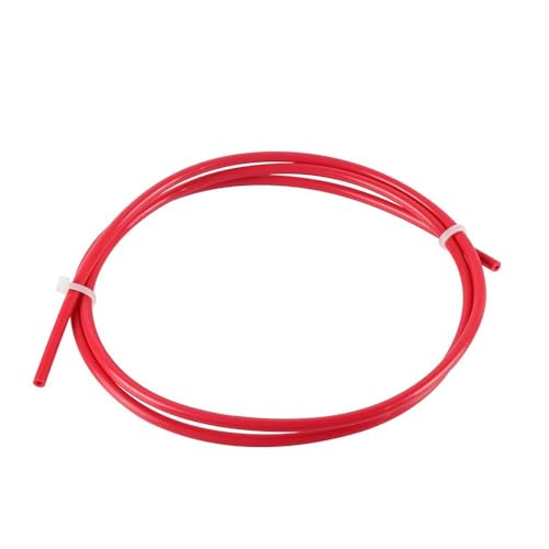 GRASAKY 10 Meter PTFE-Teflonschlauch 2 mm x 4 mm PTFE-Schlauch for Hot-End-Extruder 1,75 mm Zuführungsführungsrohr Zubehör(Red) von GRASAKY