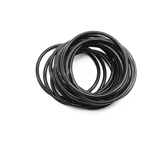 GRASAKY 10 Stück schwarzer NBR-O-Ring 1,8 mm CS-Dichtungsringdichtung 4 mm bis 6,7 mm Innendurchmesser Seak-Unterlegscheibe 1,8 mm Drahtdurchmesser-Dichtungsdichtung Sanitär Rund(ID 4.3mm) von GRASAKY