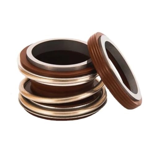 GRASAKY 109 Serie Gummibalg Gleitringdichtung Wolframkarbid FKM Einseitige Wasserpumpen-Wellendichtung Dichtungsteile(14mm ID) von GRASAKY