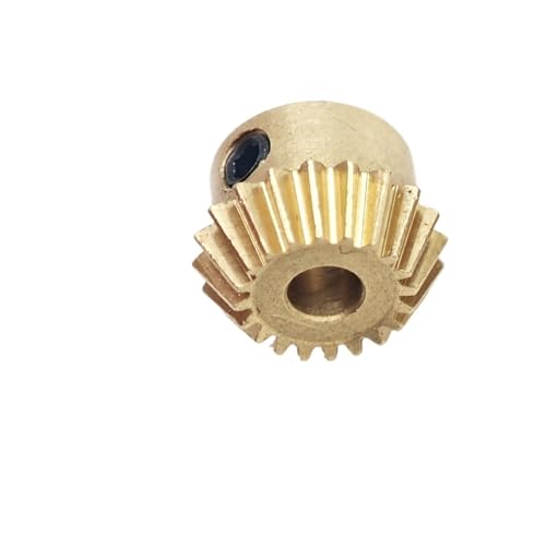 GRASAKY 13 Zähne Mikrokegelrad 0,5 Modul Kupfer Gerade Schrägverzahnung Ritzel 91:1 90 Grad Getriebe Gehrungskegelrad Kegelradgetriebe(2mm bore) von GRASAKY