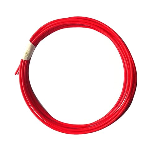 GRASAKY 2 x 4 mm Innendurchmesser, 2 mm Außendurchmesser, 4 mm 3D-Druckerteil, 1 Meter PTFE-Teflonschlauch for 3D-Druckerteilschlauch, 1,75 mm Filamentschlauch Zubehör(Red) von GRASAKY