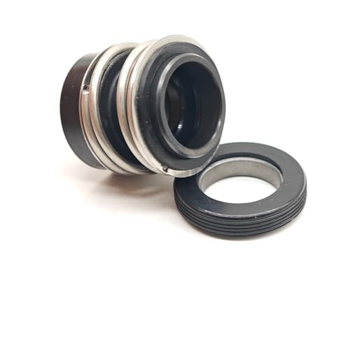 GRASAKY 20 mm ID Gleitringdichtung for Wasserpumpen der Serie 109, 109/12-20-G60, Siliziumkarbid-FKM-Faltenbalgdichtung for die Welle chemischer Pumpen Dichtungsteile von GRASAKY