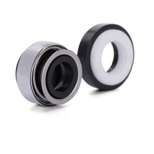 GRASAKY 301 Gleitringdichtung, 8 mm bis 45 mm Innendurchmesser, Keramik-Kohlenstoff-NBR-Federgummi-Balg-Wellendichtung for Wasserpumpen Dichtungsteile(14mm ID) von GRASAKY