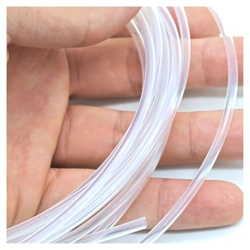 GRASAKY Durchscheinender 1 Meter 2 Meter PTFE-Schrumpfschlauch, Schrumpfverhältnis 4:1, Durchmesser 2 mm, 4 mm, 6 mm, 8 mm, 9,6 mm, hohe Temperatur 260 °C, 600 V Zubehör(6mm 1 meter) von GRASAKY