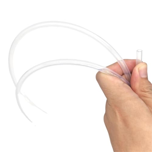 GRASAKY Durchscheinendes L-Typ-PTFE-Rohr, 1 Meter PTFE-Schlauch, 150 V, Dicke 0,15 mm, 0,2 mm, 0,3 mm, geeignet for elektronische Instrumente Zubehör(ID1.19mmxOD1.49mm) von GRASAKY