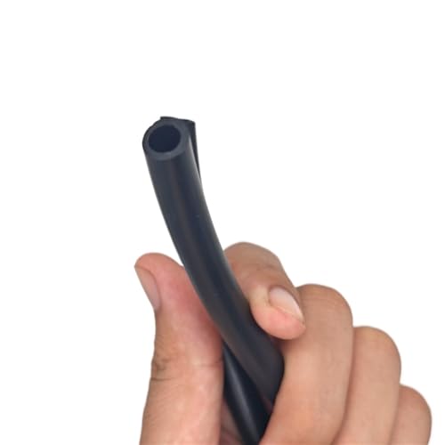 GRASAKY Flexibler Fluorkautschukschlauch Ölbeständiger Gummischlauch for Motortank-Luftpumpe 1 Meter ID 2 mm 12 mm Transfer Tropf(5x8mm) von GRASAKY