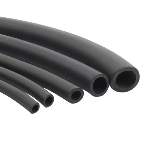 GRASAKY Fluorkautschukschlauch, Kraftstoffschlauch, Ölleitungsschlauch, schwarzer FKM-Schlauch, 1 Meter, 2 mm, 32 mm Transfer Tropf(7 x 10mm) von GRASAKY