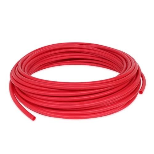 GRASAKY Isolierter Schlauch 1 Meter roter PTFE-Schlauch for 3D-Druckerteile Rohr-ID 0,5 1 2 2,5 3 4 5 6 7 8 10 12 14 16 18 20 mm F46 Starres Rohr 600 V Zubehör(ID 2mm x 3mm OD) von GRASAKY