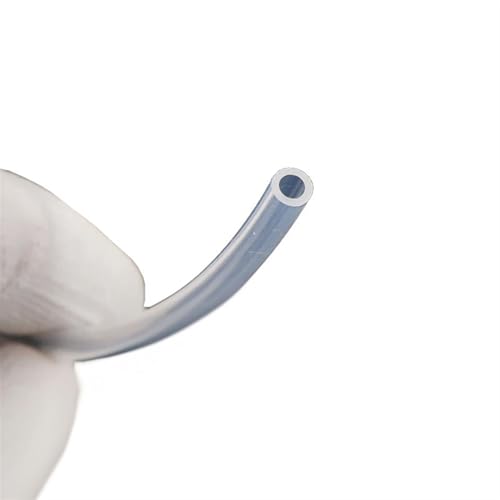 GRASAKY PTFE-Schlauch, starrer Schlauch, ausgezeichnete chemische Beständigkeit, milchweiß, 1,6 mm, 4 mm, 6,35 mm, 6 mm, 2 mm, 3,2 mm Zubehör(ID3mm OD4mm) von GRASAKY