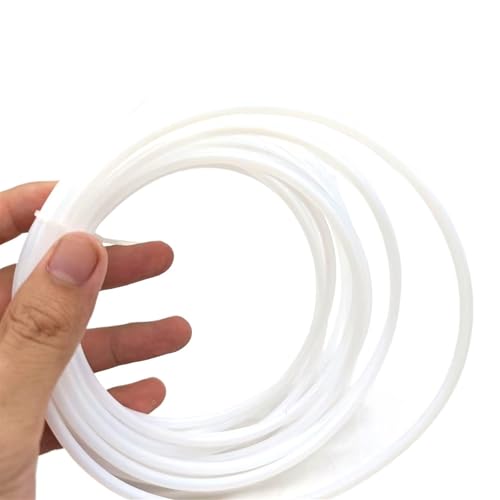 GRASAKY PTFE-Schlauch ID 0,3 mm 0,6 mm 0,8 mm 1 mm 3 mm 4 mm F46 Kapillarisolierter Schlauch Starres Rohr Temperaturkorrosionsbeständigkeit Zubehör(ID 1mm x 1.6mm) von GRASAKY