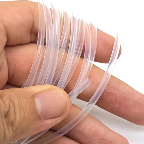 GRASAKY PTFE-Schrumpfschlauch, Schrumpfverhältnis 1,7:1, Durchmesser 0,5 mm bis 15 mm, 260 ℃, Hochtemperaturrohr, 600 V, durchscheinend Zubehör(10mm) von GRASAKY