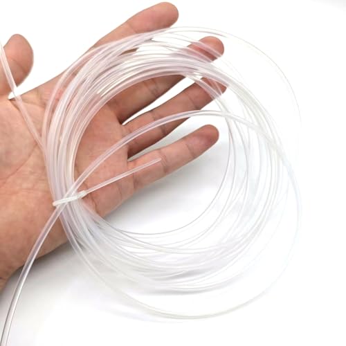 GRASAKY Schrumpfschlauch aus PTFE-Kunststoff, Durchmesser 16 mm bis 40 mm, FEP F46, Schrumpfverhältnis 1,3:1, 200 ℃, hohe Temperatur, 600 V, durchscheinend, 1 Meter Zubehör(16mm) von GRASAKY