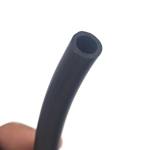 GRASAKY Schwarze Fluorkautschukschläuche, hohe Temperaturbeständigkeit, 2 mm bis 25 mm Innendurchmesser, Fluorkautschuk-Kraftstoffschläuche, Benzin, Diesel, Ölleitungsrohr Transfer von GRASAKY