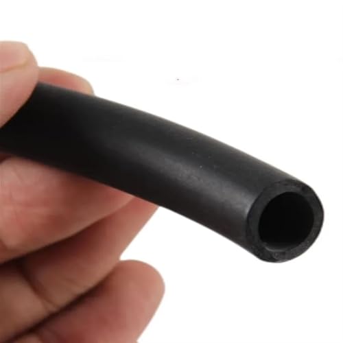 GRASAKY Schwarzer Fluorkautschukschlauch, 1 Meter, 2 mm, 32 mm Innendurchmesser, Fluorkautschuk, Kraftstoffschlauch, Benzin, Diesel, Ölleitungsschlauch Transfer Tropf(3x5mm) von GRASAKY