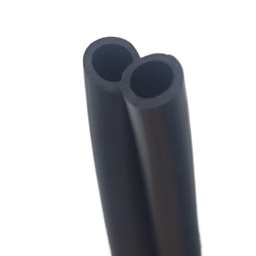 GRASAKY Schwarzer Fluorkautschukschlauch, Benzin, Diesel, Ölschlauch, Kraftstoffleitung, hohe Temperatur, korrosionsbeständig, 1 Meter, 5 Meter Transfer Tropf(1meter 5mmx8mm) von GRASAKY