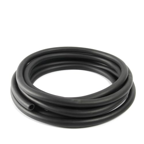 GRASAKY Schwarzer Fluorkautschukschlauch, FKM-Rohr, säurebasierter, hitzeölbeständiger Schlauch, Ölrohr, Automobil-Fluorelastomer-Rohrloch, 1 Meter Transfer Tropf(2x4mm) von GRASAKY
