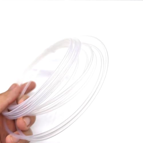 GRASAKY Transparenter Schrumpfschlauch, 4:1, PTFE-Thermokabelhülse, isolierter Kabeldraht, Schrumpfschlauch, 1 Meter Durchmesser, 2 mm, 4 mm, 6 mm, 8 mm, 9,6 mm Zubehör(2mm) von GRASAKY