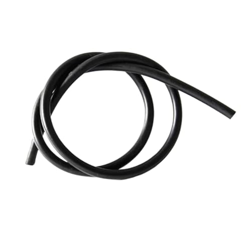GRASAKY Türdichtstreifen, 1 Meter, schwarz, FKM-Fluorkautschuk, massiver Stab, Durchmesser 2 mm, 2,5 mm, 3 mm, 5 mm, 6 mm, 7 mm, 8 mm, 10 mm, 15 mm, O-Ring, Schrank Eckleisten(2.5mm) von GRASAKY