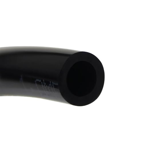 elastisches Gummi For Kompressor-Polyurethan-Schläuche 8x5mm 6x4mm Luftschlauch Pneumatikrohr Rohr PU-Schläuche Abfluss elastisch (Color : Schwarz, Size : OD 14mm x ID 10mm) von GRASAKY