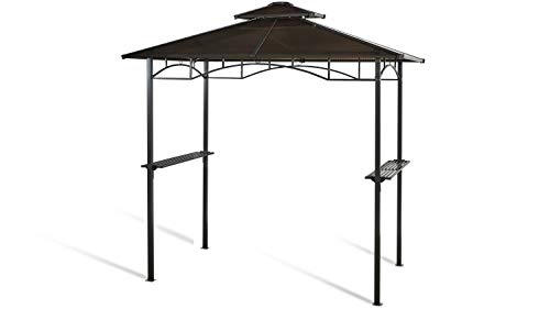 GRASEKAMP Qualität seit 1972 Hardtop BBQ Grill Pavillon 1,5x2,4m Doppelstegplatten Polycarbon Grillpavillon von GRASEKAMP Qualität seit 1972