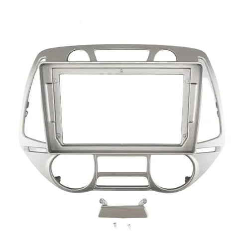 GRASKY 9-Zoll-Auto-Blendenrahmen, kompatibel mit Hyundai i20 2008–2012, Android Big Screen Radio Dash Fitting Panel Kit(AC) von GRASKY