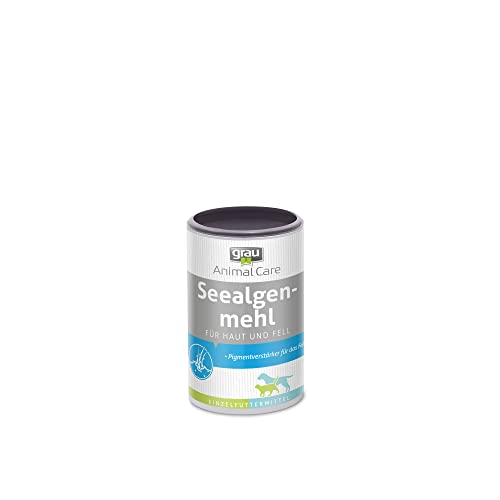 GRAU - das Original - 100 % reines Seealgenmehl, für die Fellpigmentierung, für dichtes & glänzendes Fell, 1er Pack (1 x 200 g), Einzelfuttermittel für Hunde & Katzen GRAU - das Original - 100 % reines Seealgenmehl, für die Fellpigmentierung, für dichtes & glänzendes Fell, 1er Pack (1 x 200 g), Einzelfuttermittel für Hunde & Katzen von Grau