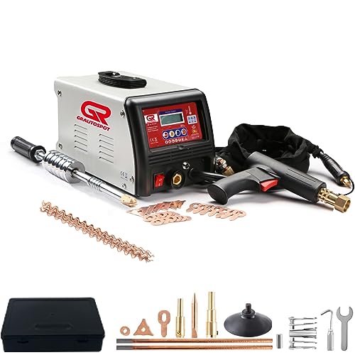 GRAUTOSPOT F98ES 220VKarosserie Ausbeulspotter, 3KW Ausbeulspotter 3500A Dent Puller Punktschweißgerät 0,6-1,2 mm Schweißdicke Spotter Dent Puller Ausbeulspotter Dauerschweißen Bolzenschweißen von GRAUTOSPOT